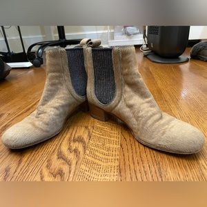 Chanel real cowhair boots